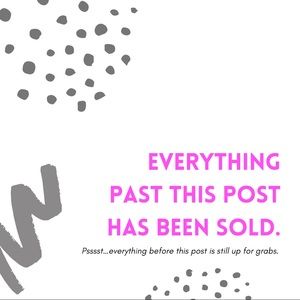 Sold Past This Point.